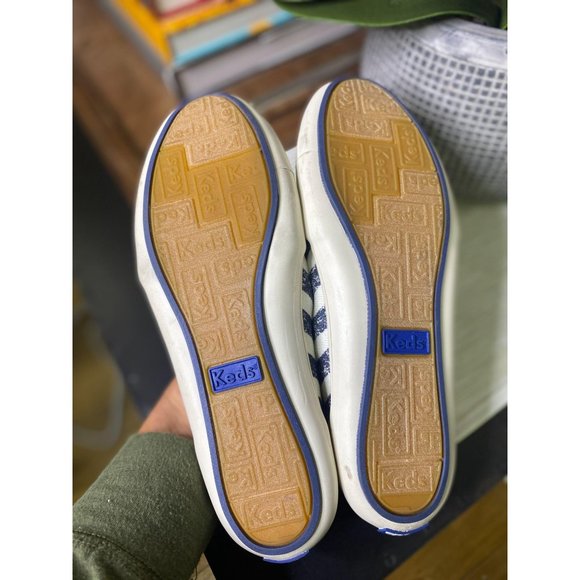 Keds Teacup Slip-On Sneaker Navy White 7.5 NEW - Picture 8 of 9